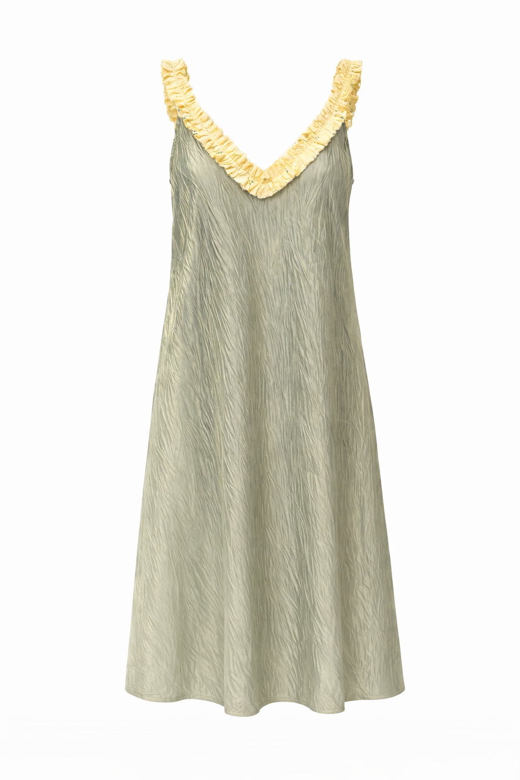 Dress Straps Lace Shimmer Green MCL00317
