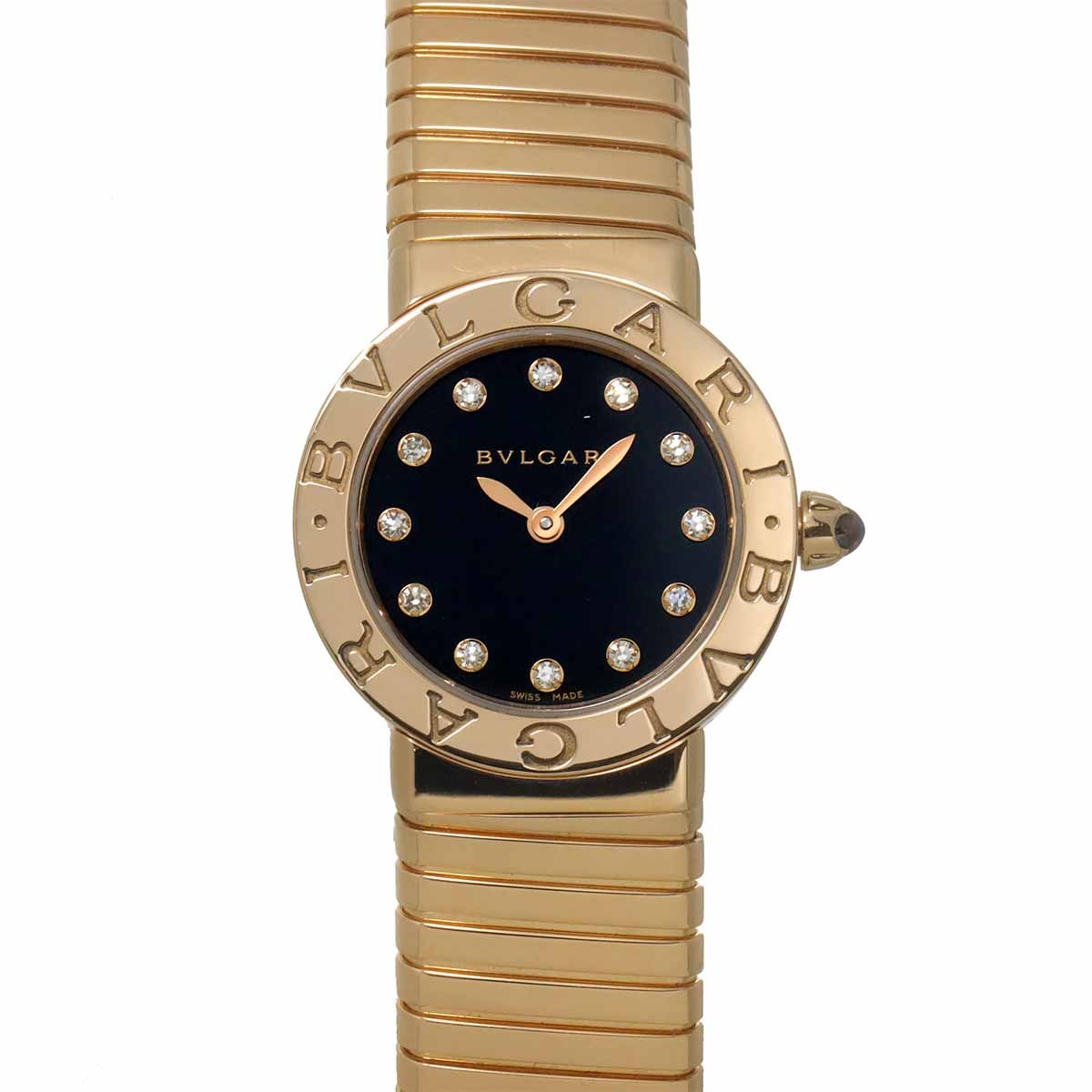 BVLGARI BVLGARIBVLGARI Tubogas BBLP262TG Quartz 12P Diamond 750PG 903289830