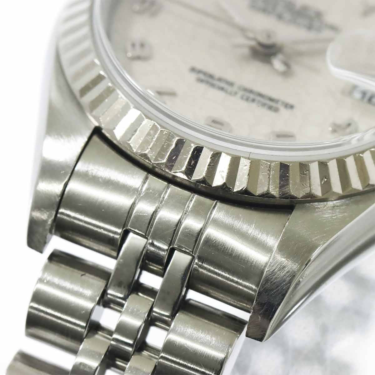 ROLEX Datejust 79174 Serial P 750 WG White Dial Ladies Watch 903148156