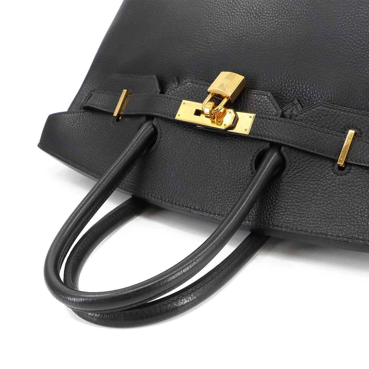 HERMES Birkin 35 Togo Black Hand Bag Purse 903003005