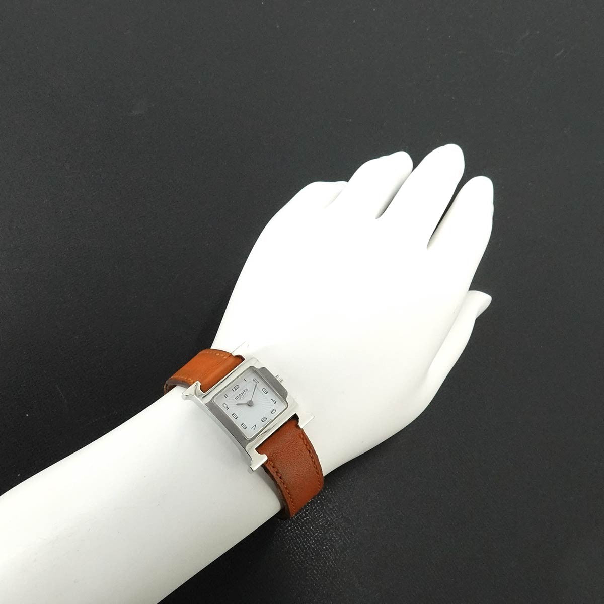 HERMES H Watch HH1.210 Quartz White Dial Ladies Watch 903384362