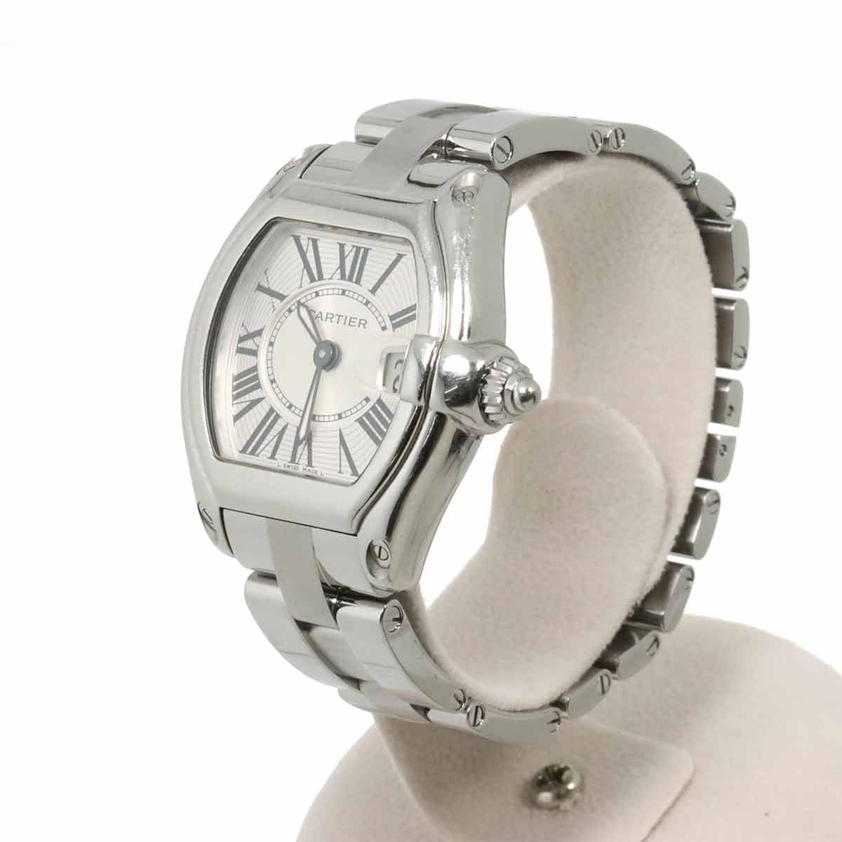 Cartier Cartier Roadster SM W62016V3 Date Quartz Silver Dial Ladies Watch 90319617