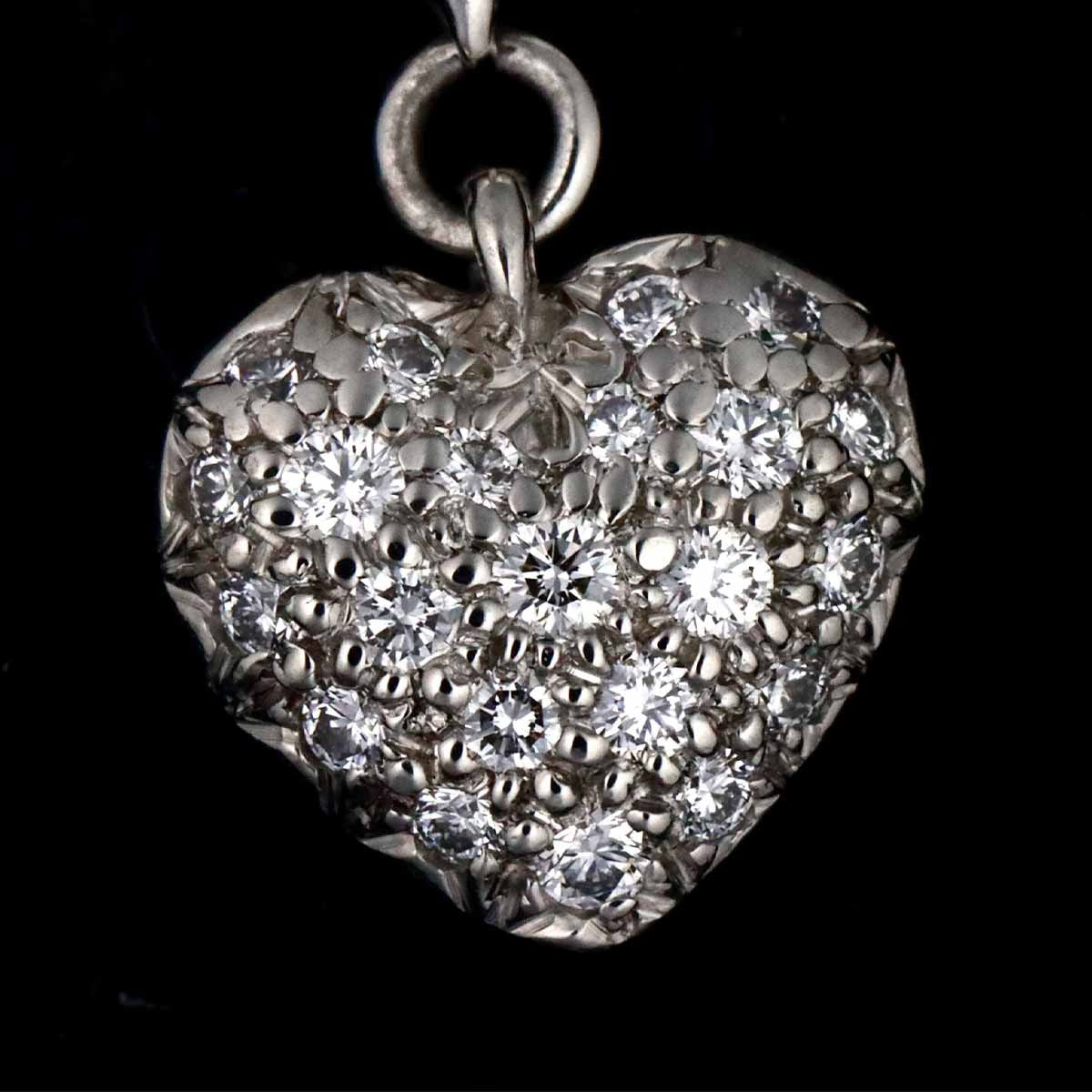 TIFFANY Co. Sentimental Heart Diamond Ring Platinum Size7.25(US) 903230624