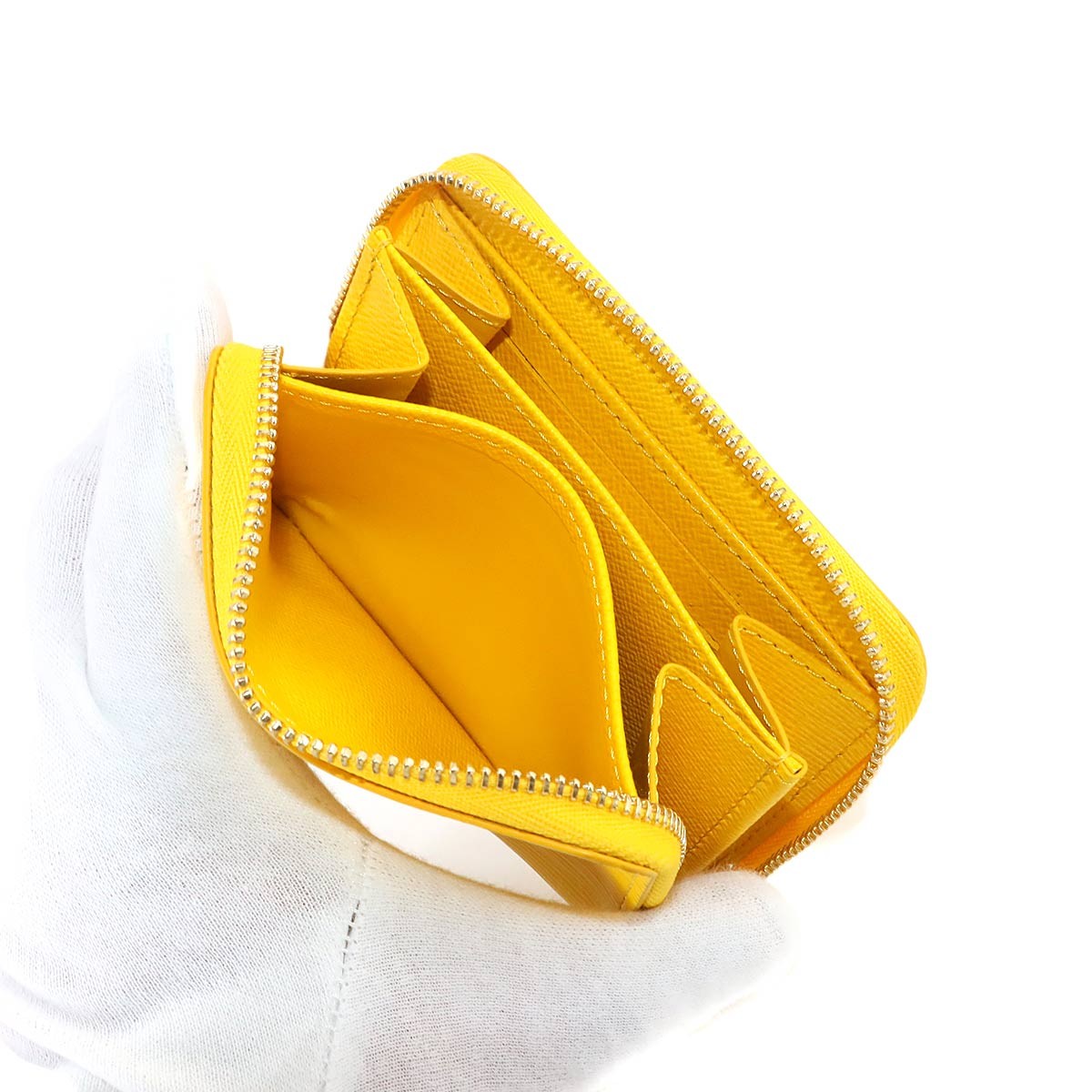 LOUIS VUITTON Epi Zippy Coin Purse Wallet Leather Yellow M61206 902944988