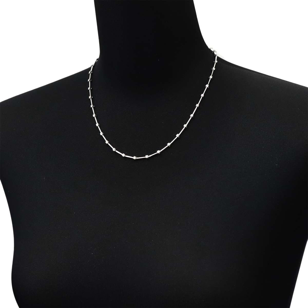 TASAKI Diamond 2.17ct Necklace 18K White Gold 750 903001936