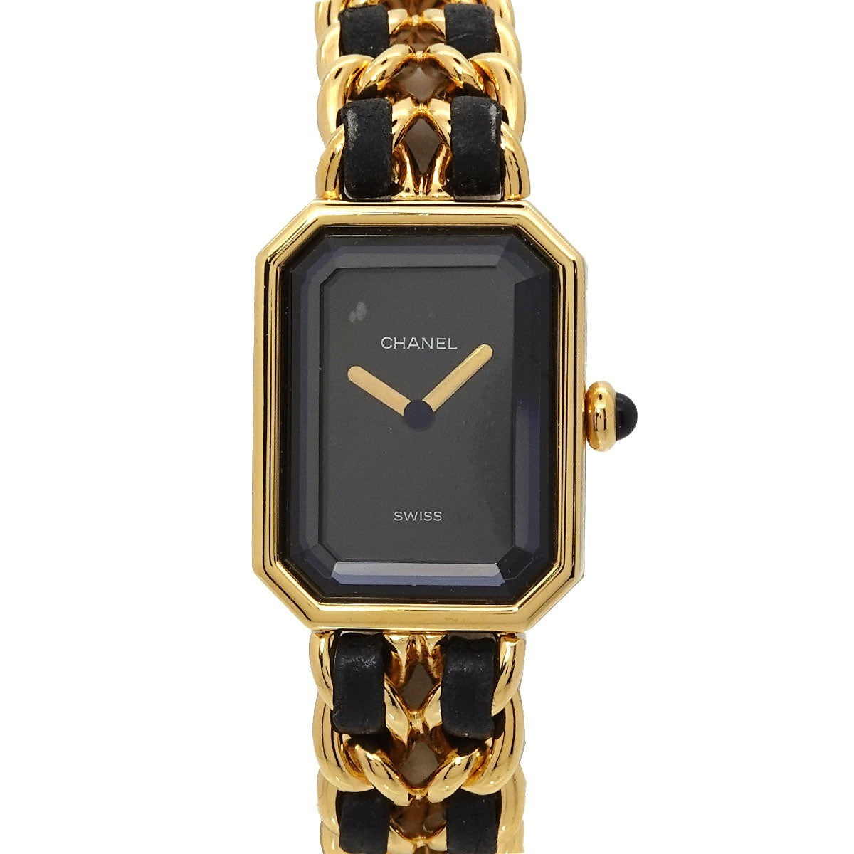 CHANEL Premiere Size S H0001 Vintage Quartz Black Dial Ladies Watch 902931120