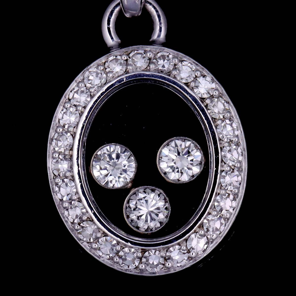 Chopard Happy Diamond Necklace 18K White Gold 750 902904708