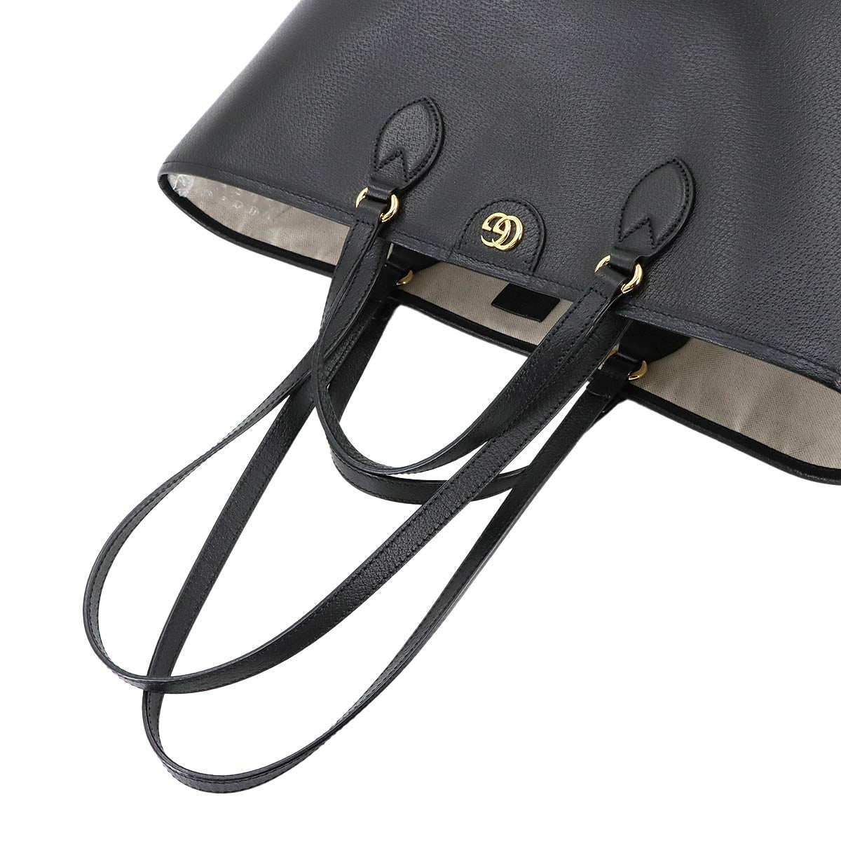 GUCCI Ophidia Medium Tote Shoulder Bag Leather Black 778958 Purse 903005814