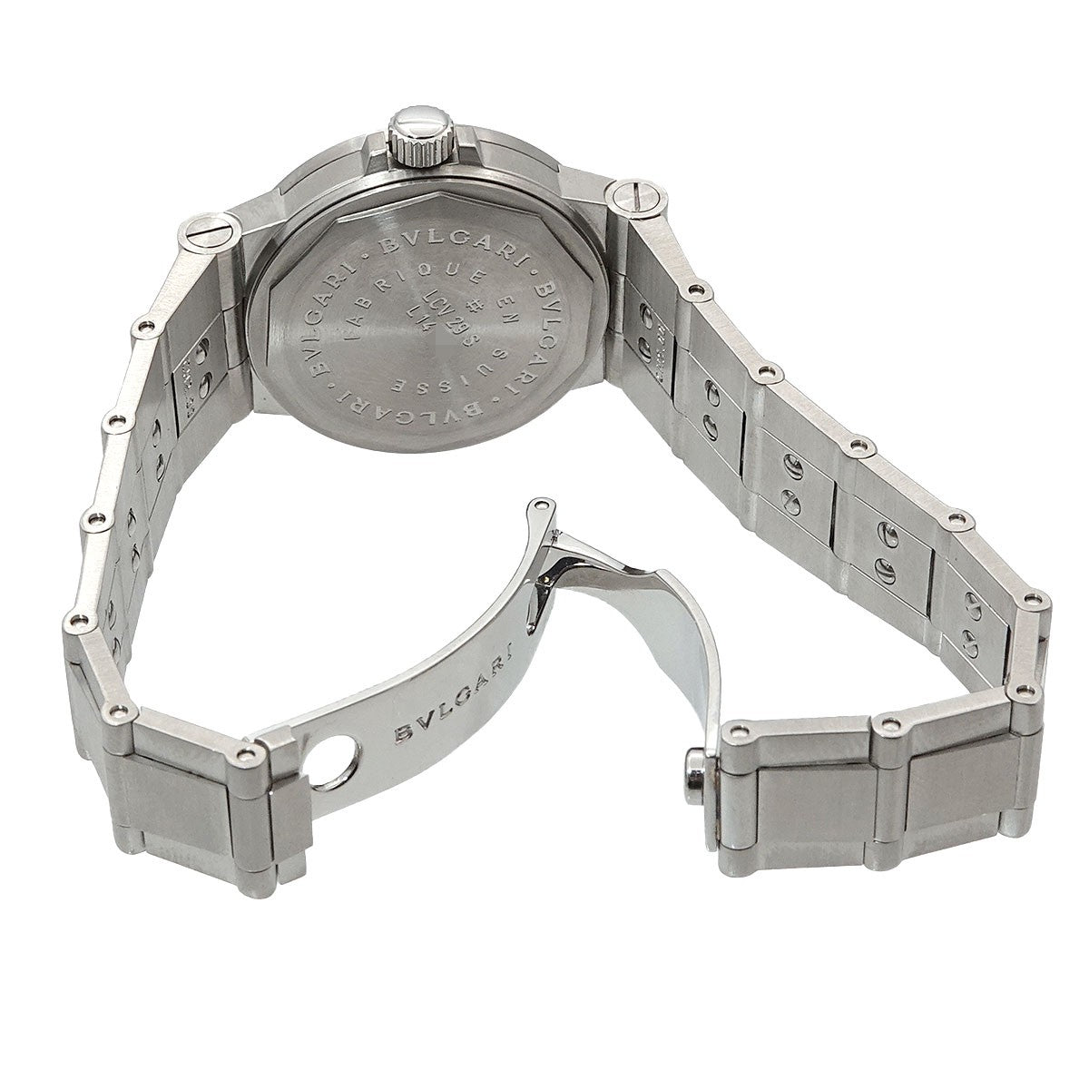BVLGARI Diagono Sports LCV29S White Dial Automatic Ladies Watch 903120133