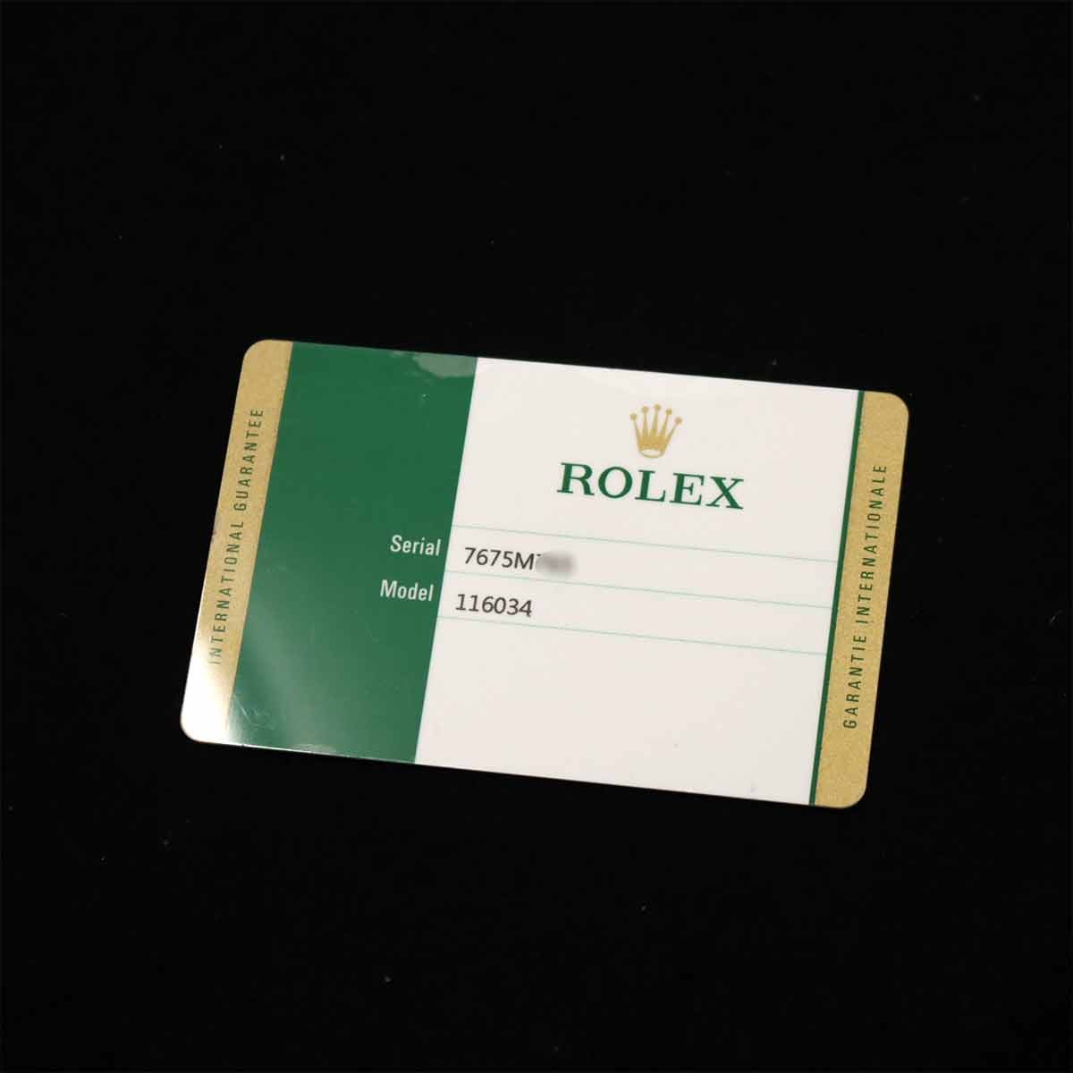 ROLEX Oyster Perpetual 116034G Serial Random 11P Diamon 750WG Automatic 903012321