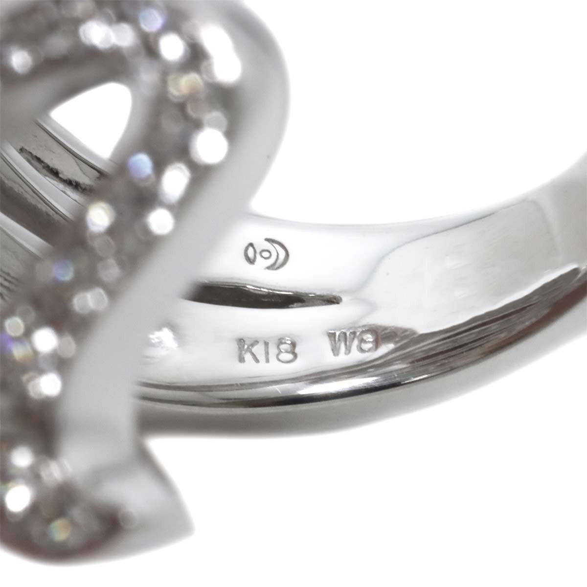 TASAKI Diamond 1.66ct Ring 18K White Gold 750 Size6.75-7.25(US) 903027263