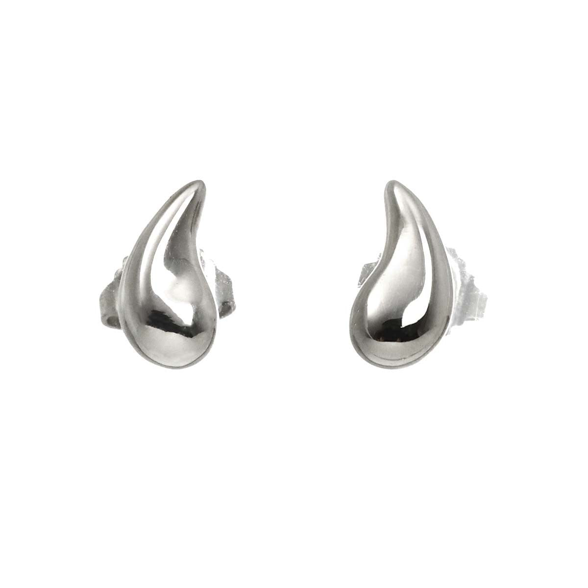 TIFFANY Co. Teardrop Earrings Pierced Pt 903257590