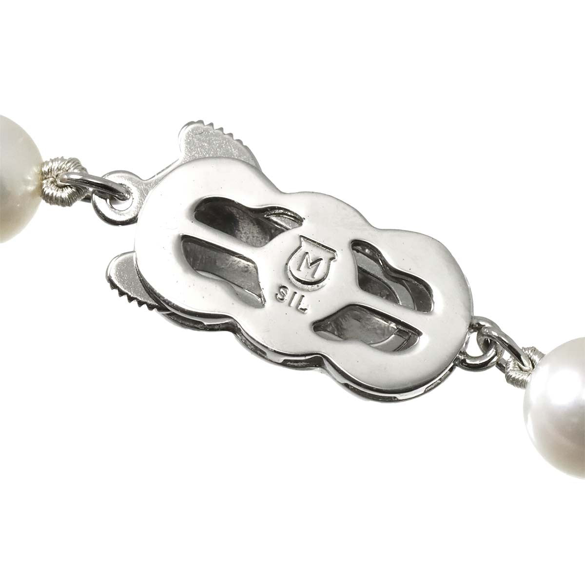 MIKIMOTO Akoya Pearl 8.7-6.4mm Necklace SV Silver 903104513