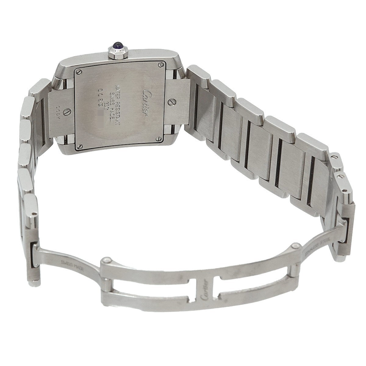 Cartier Tank Francaise MM W51003Q3 Quartz Cream Dial Boys Watch 902693523