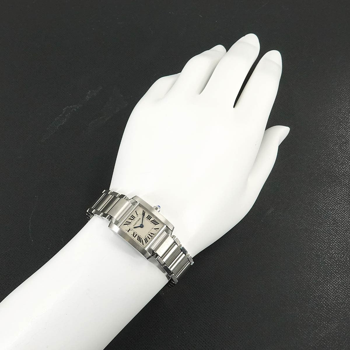 Cartier Tank Francaise SM W51008Q3 Quartz Cream Dial Ladies Watch 903059302