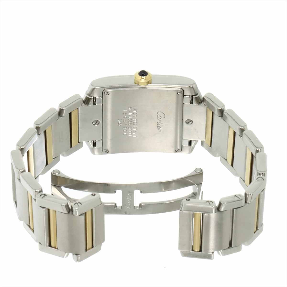 Cartier Tank Francaise MM W51012Q4 Quartz 750 YG Cream Dial Boys 903102004