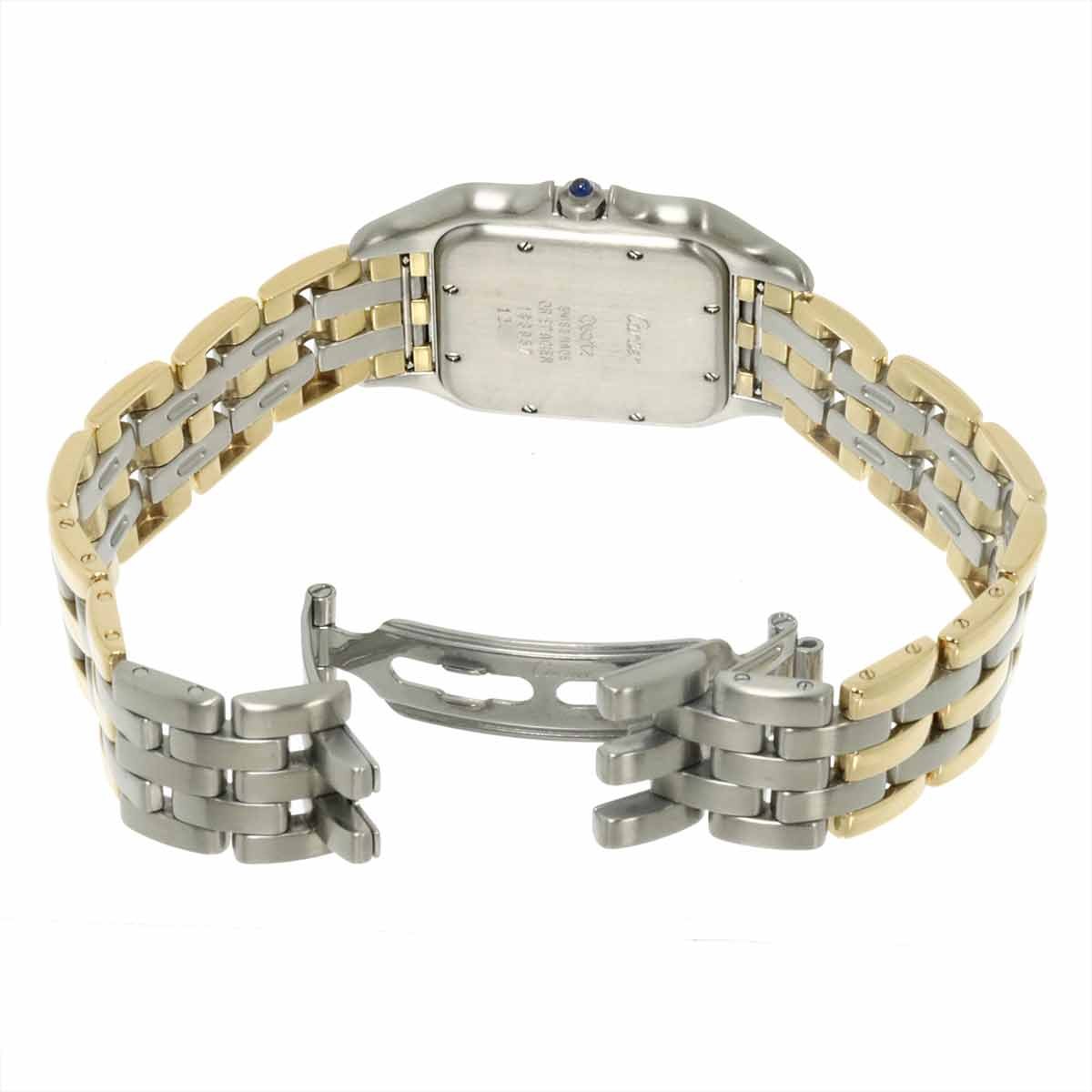 Cartier Panthere LM 3Row 83083444 YG Quartz Cream Dial Mens Watch 903317524