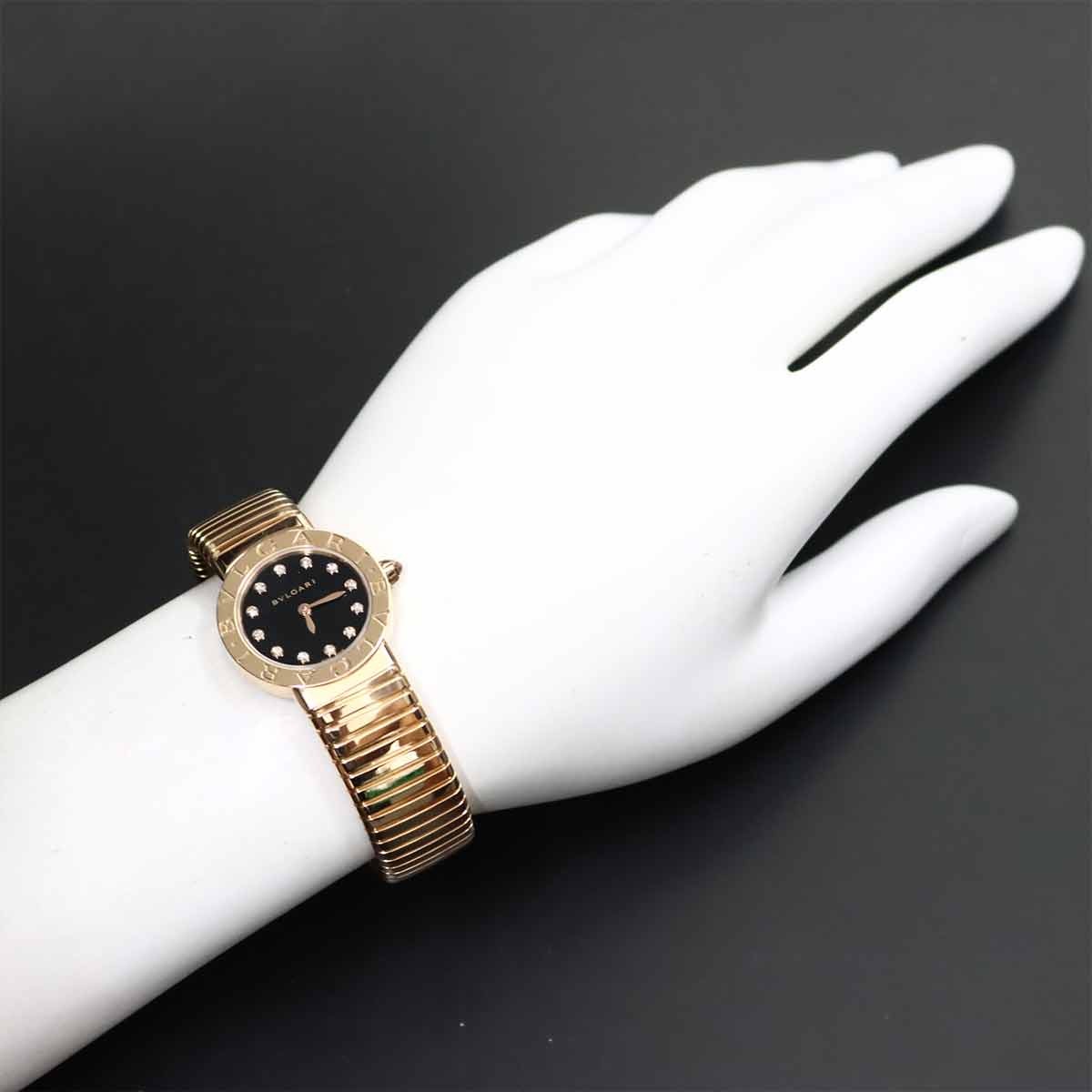 BVLGARI BVLGARIBVLGARI Tubogas BBLP262TG Quartz 12P Diamond 750PG 903289833