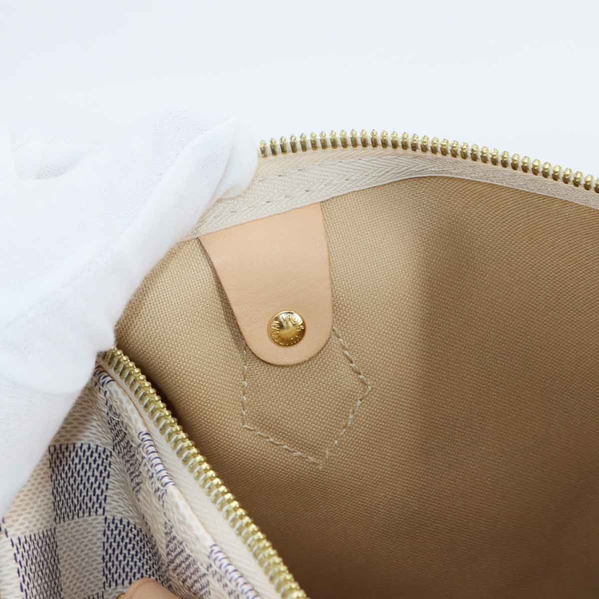 LOUIS VUITTON Damier Azur Speedy Bandouliere 25 Hand Bag N41374 Purse 902900029