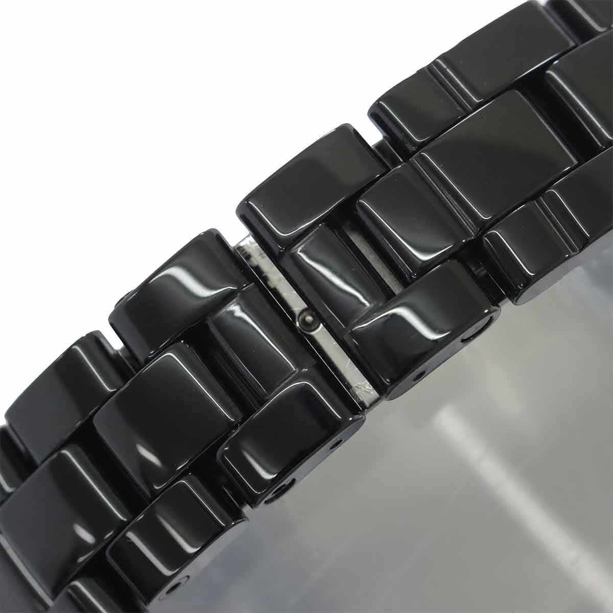 CHANEL J12 H1708 Diamond Bezel Black Ceramic Quartz 33mm Ladies 903029716