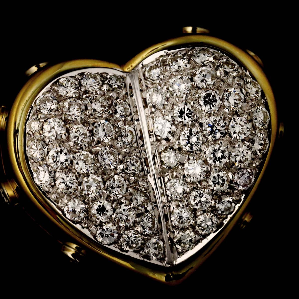 Ponte Vecchio Diamond 0.74ct Ring 18K YG WG 750 size7.5(US) 903106615