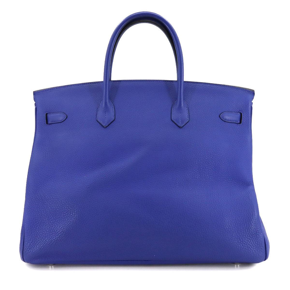 HERMES Birkin 40 Veau Togo Blue Electrique Hand Bag Purse 903031721