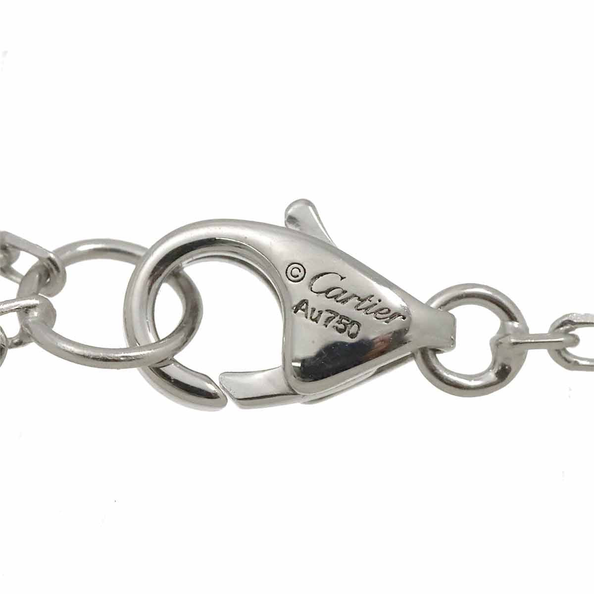 Cartier d Amour Diamond 3P Bracelet 18K White Gold 750 902915223