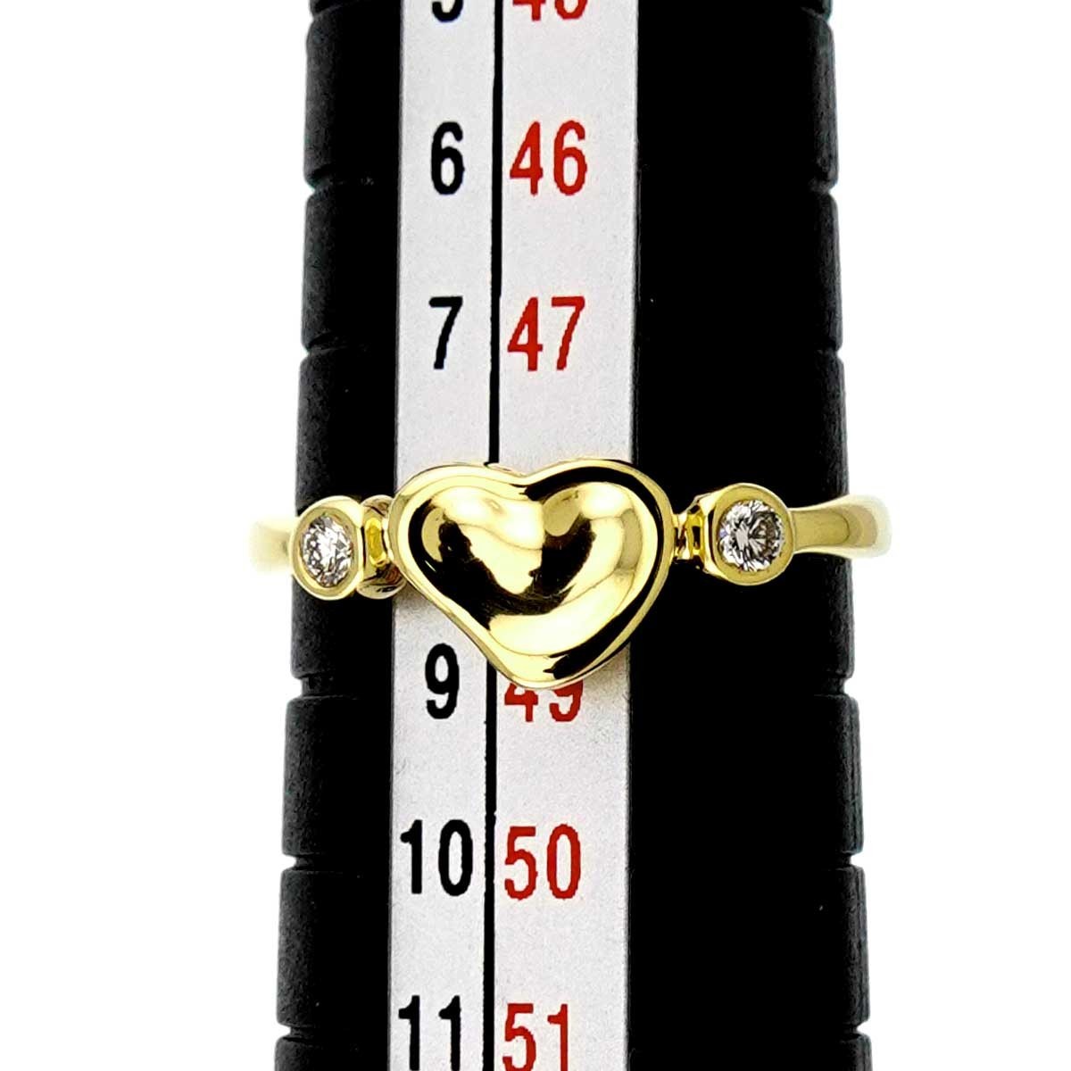 TIFFANY CO. Full Heart Diamond Ring 18K YG 750 Size4.5(US) 903146265