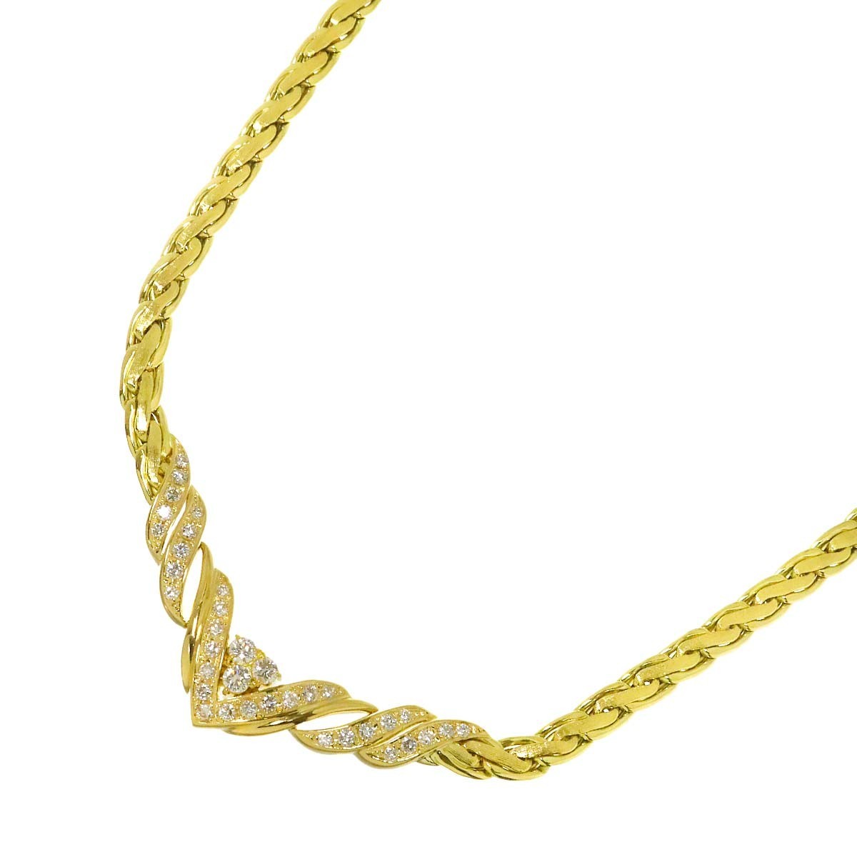 Jeunet Diamond 1.22ct Necklace 18K Yellow Gold 750 903359950