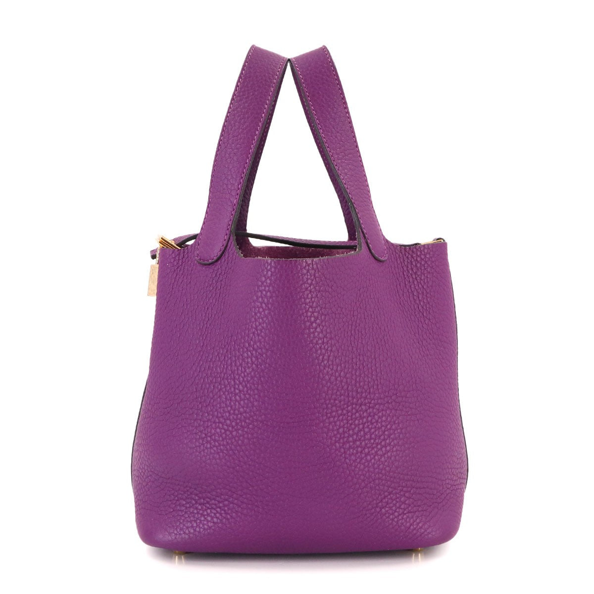 HERMES Picotin Lock PM 18 Hand Bag Taurillon Clemence Anemone 903109450