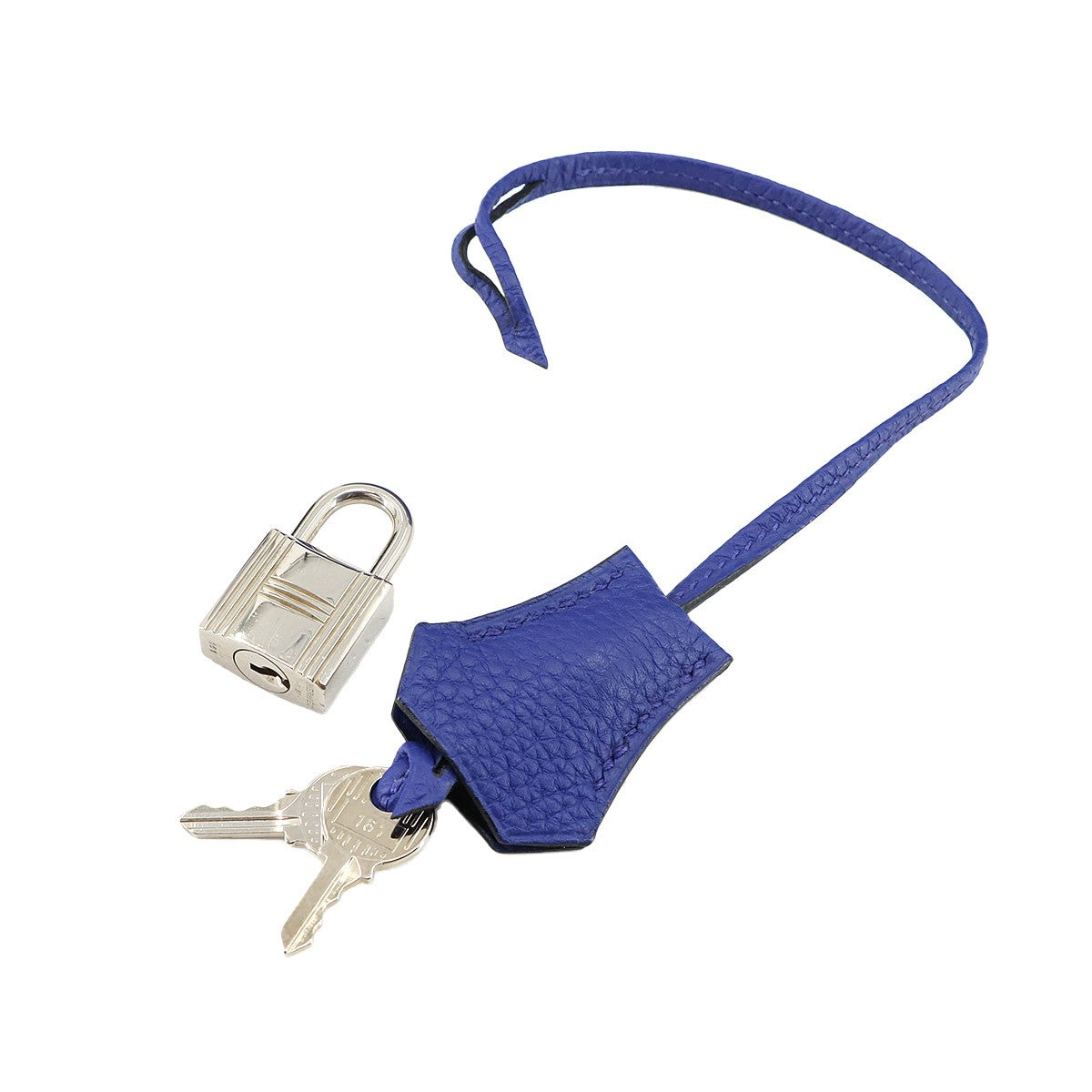 HERMES Birkin 40 Veau Togo Blue Electrique Hand Bag Purse 903031729