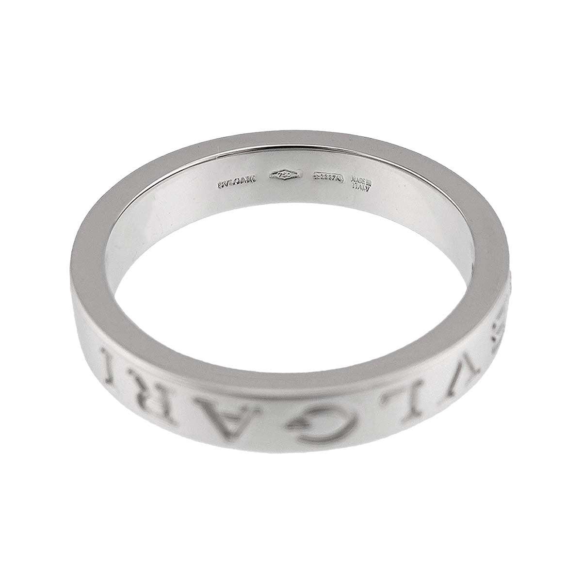 BVLGARI B-ZERO1 Diamond 1P Ring 18K WG 750 size8.75(US) 903316562