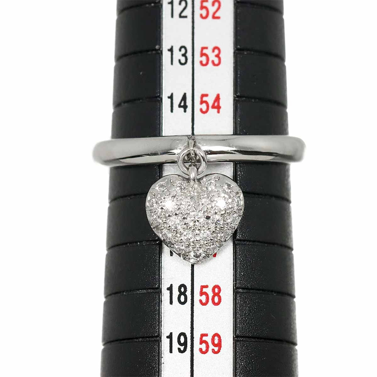 TIFFANY Co. Sentimental Heart Diamond Ring Platinum Size7.25(US) 903230625