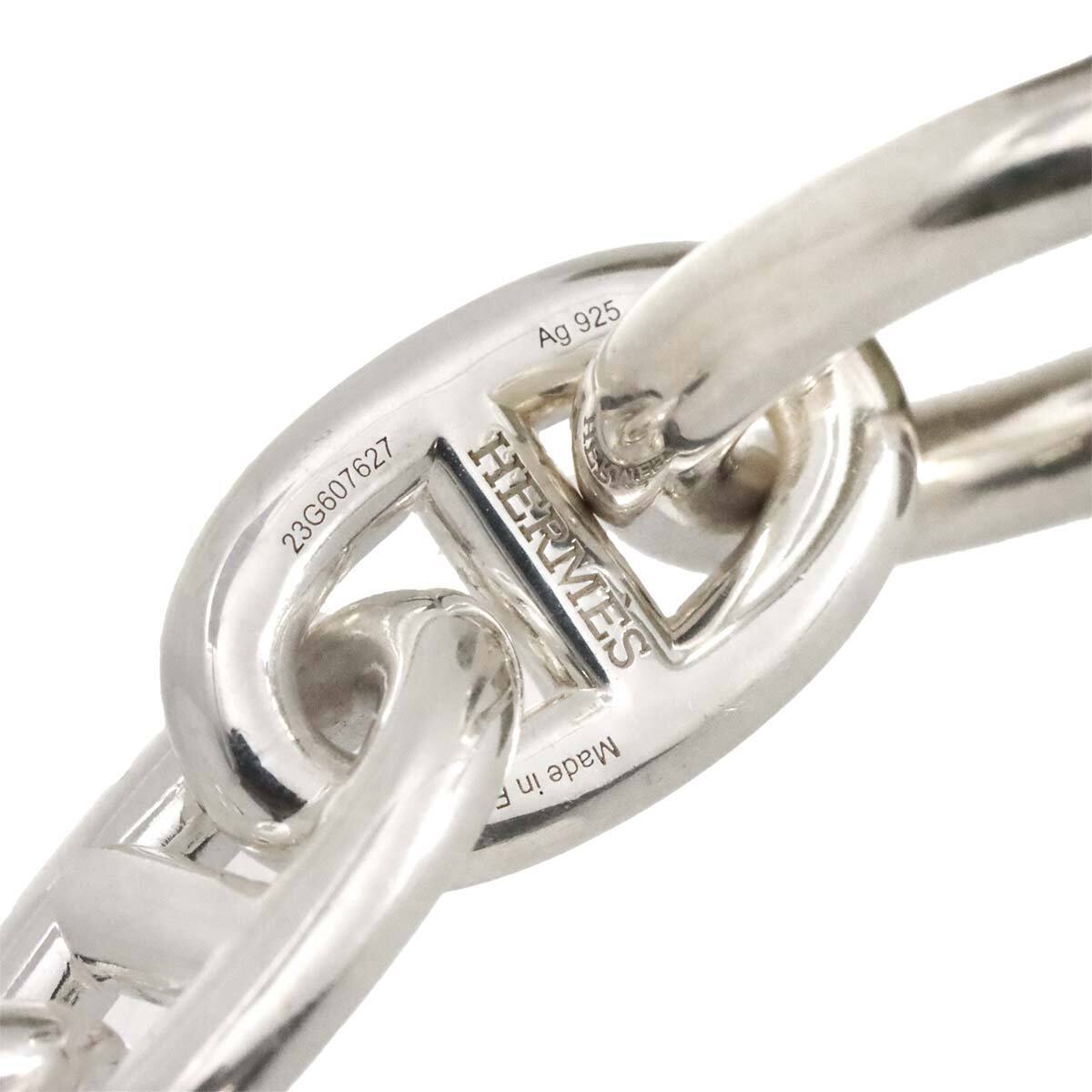 HERMES Chaine dancre MM Bracelet Silver 925 902529983