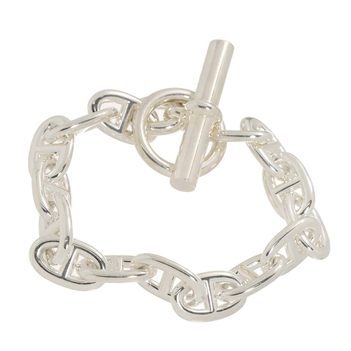 HERMES Chaine dancre MM Bracelet Silver 925 902529981