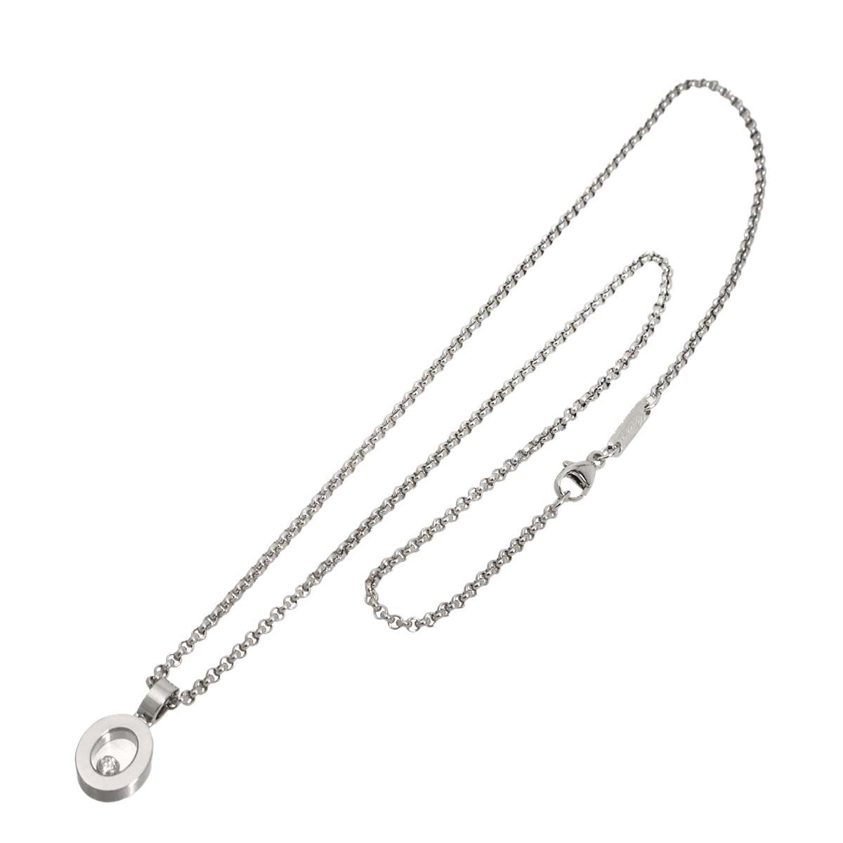 Chopard Happy Diamond Necklace 18K White Gold 750 903281921