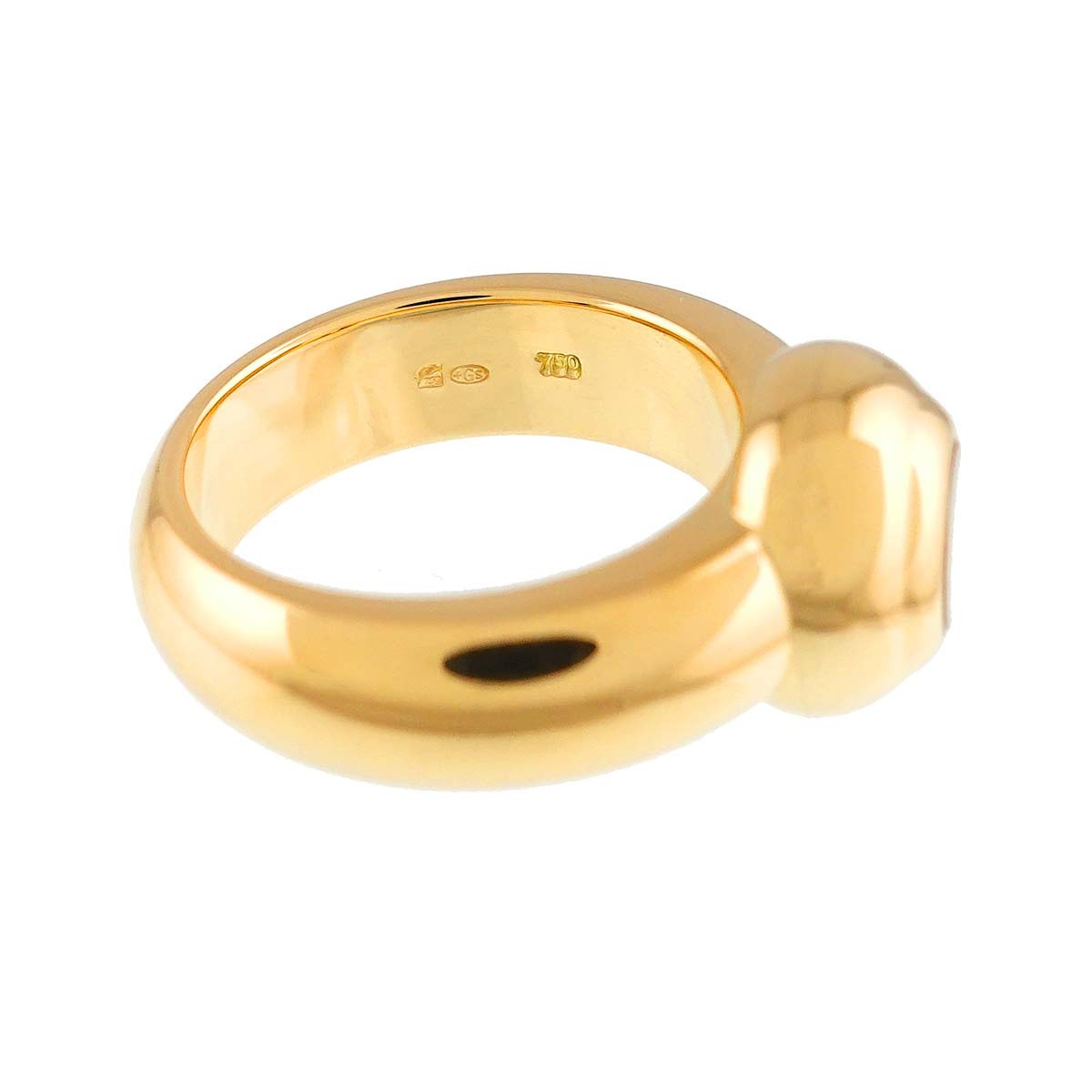 Chopard Happy Diamond Ring 18K YG 750 Size6.5-6.75(US) 903103933
