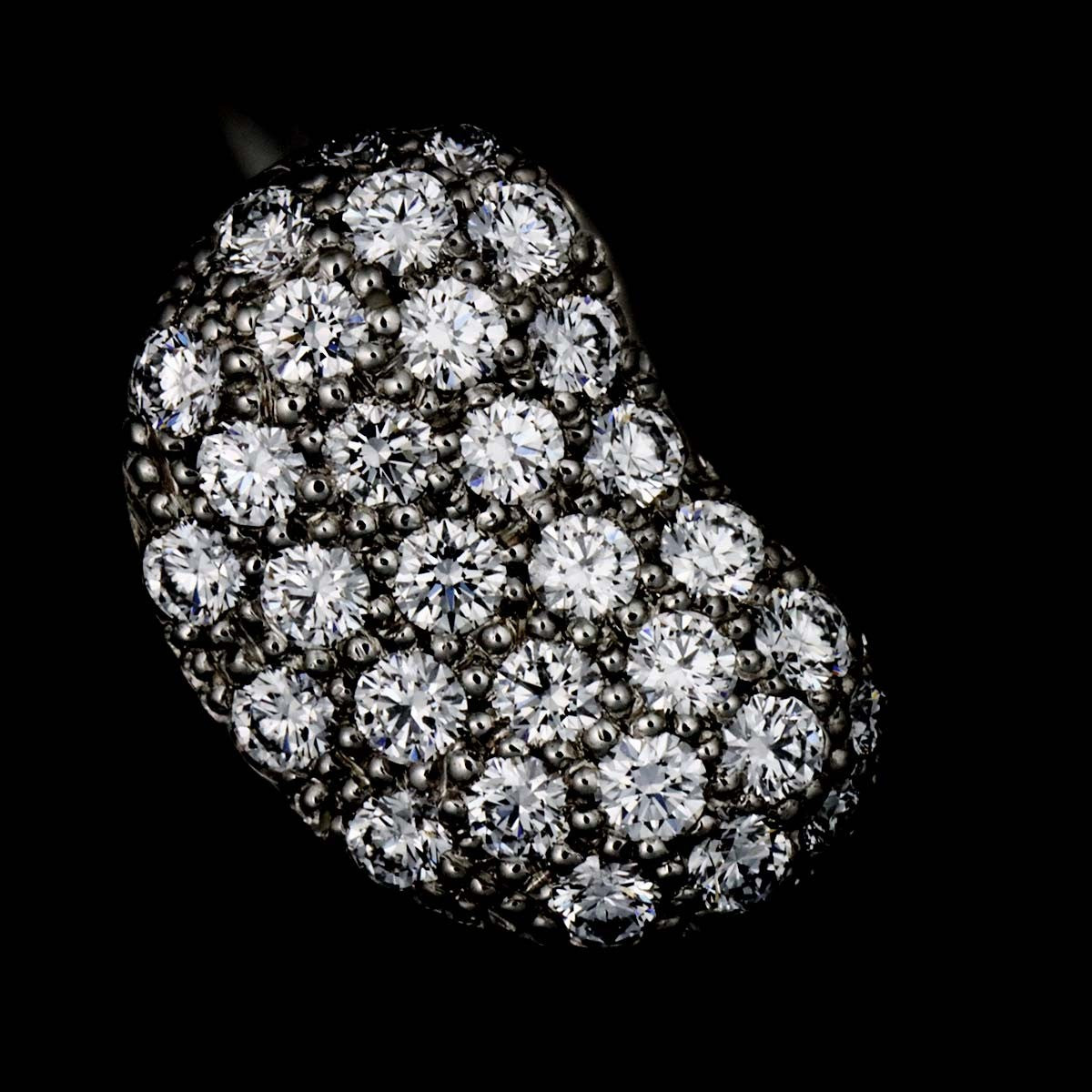 TIFFANY Co. Bean Diamond 0.38ct Ring Pt Platinum Size5.5-5.75(US) 903113384