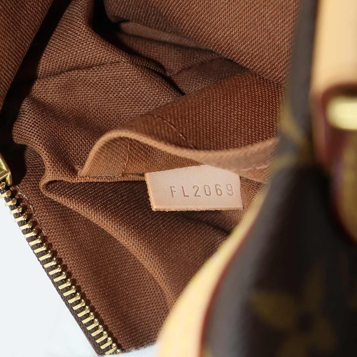 LOUIS VUITTON Monogram Lock it Hand Bag Brown M40102 9030059910