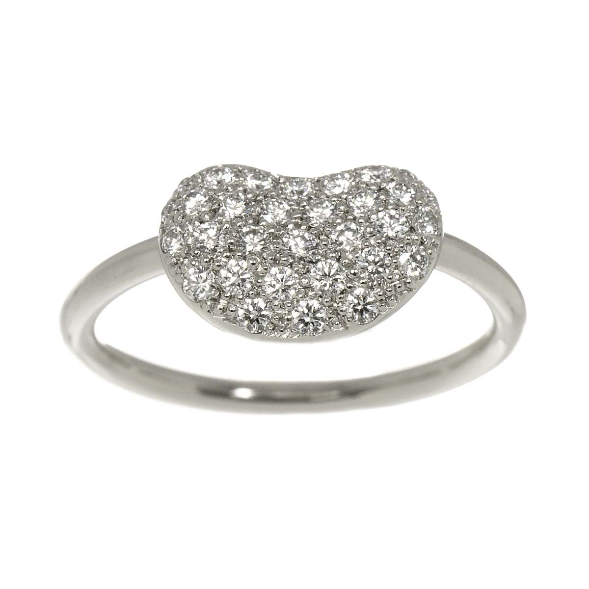 TIFFANY Co. Bean Diamond 0.38ct Ring Pt Platinum Size5.5-5.75(US) 903113381