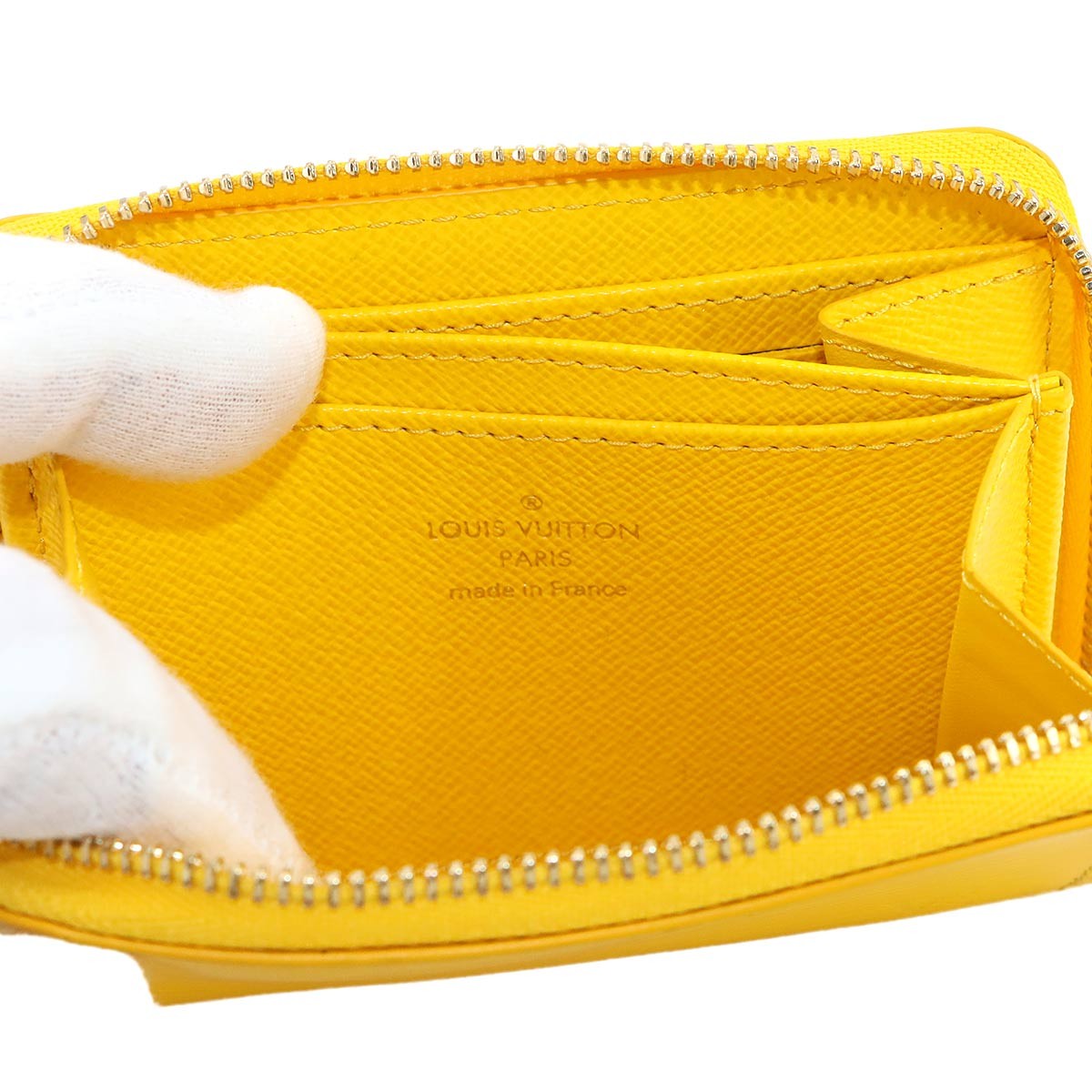 LOUIS VUITTON Epi Zippy Coin Purse Wallet Leather Yellow M61206 902944986