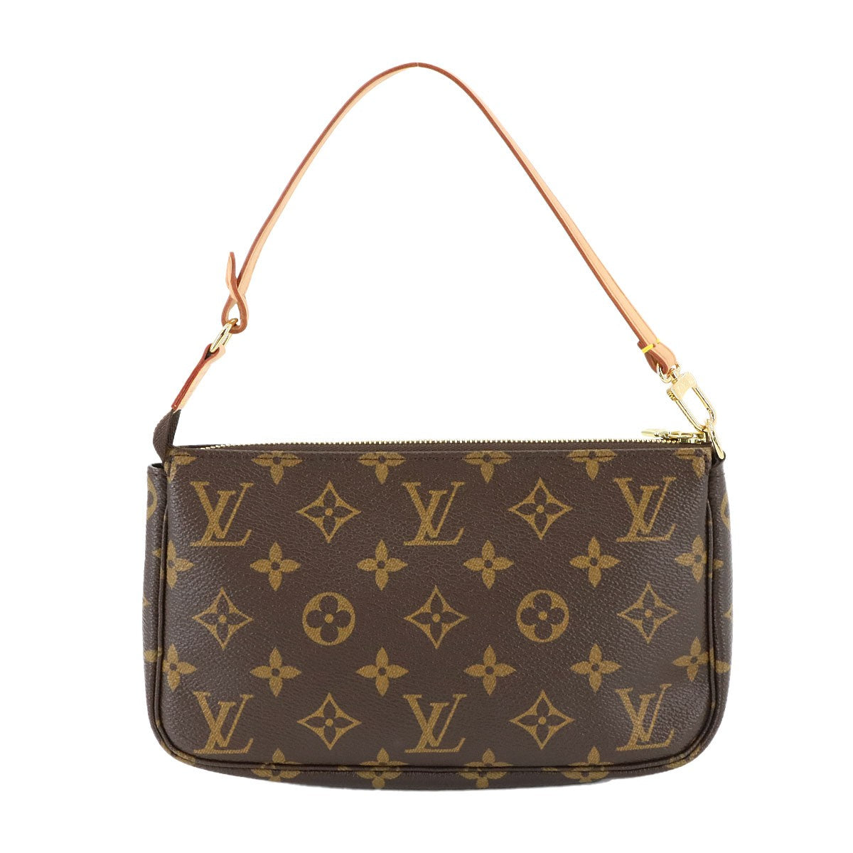 LOUIS VUITTON Monogram Pochette Accessoires Hand Bag Pouch Brown M51980 902890911