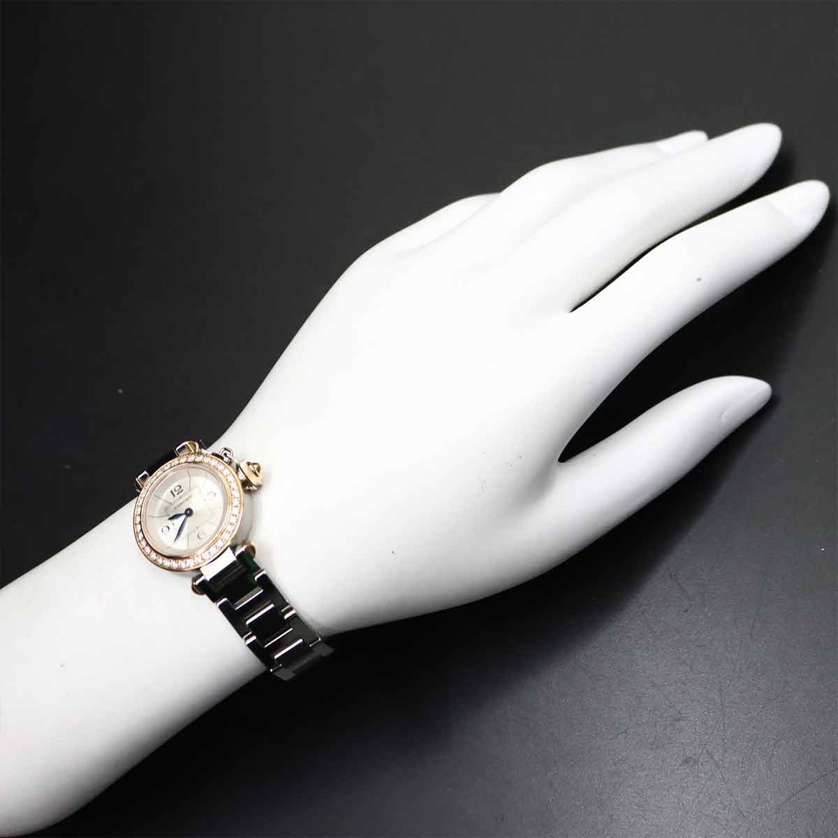Cartier Miss Pasha WJ124021 Quartz Silver Dial Ladies Wrist Watch 903152502