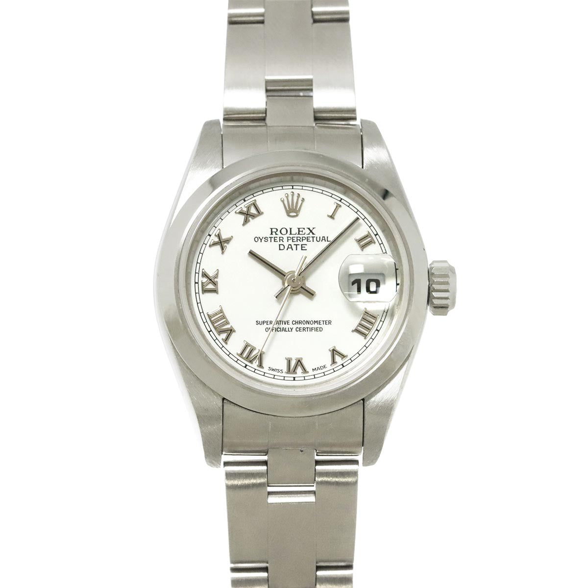 ROLEX Oyster perpetual Date 79160 Serial Y White Dial Ladies Watch 902965960