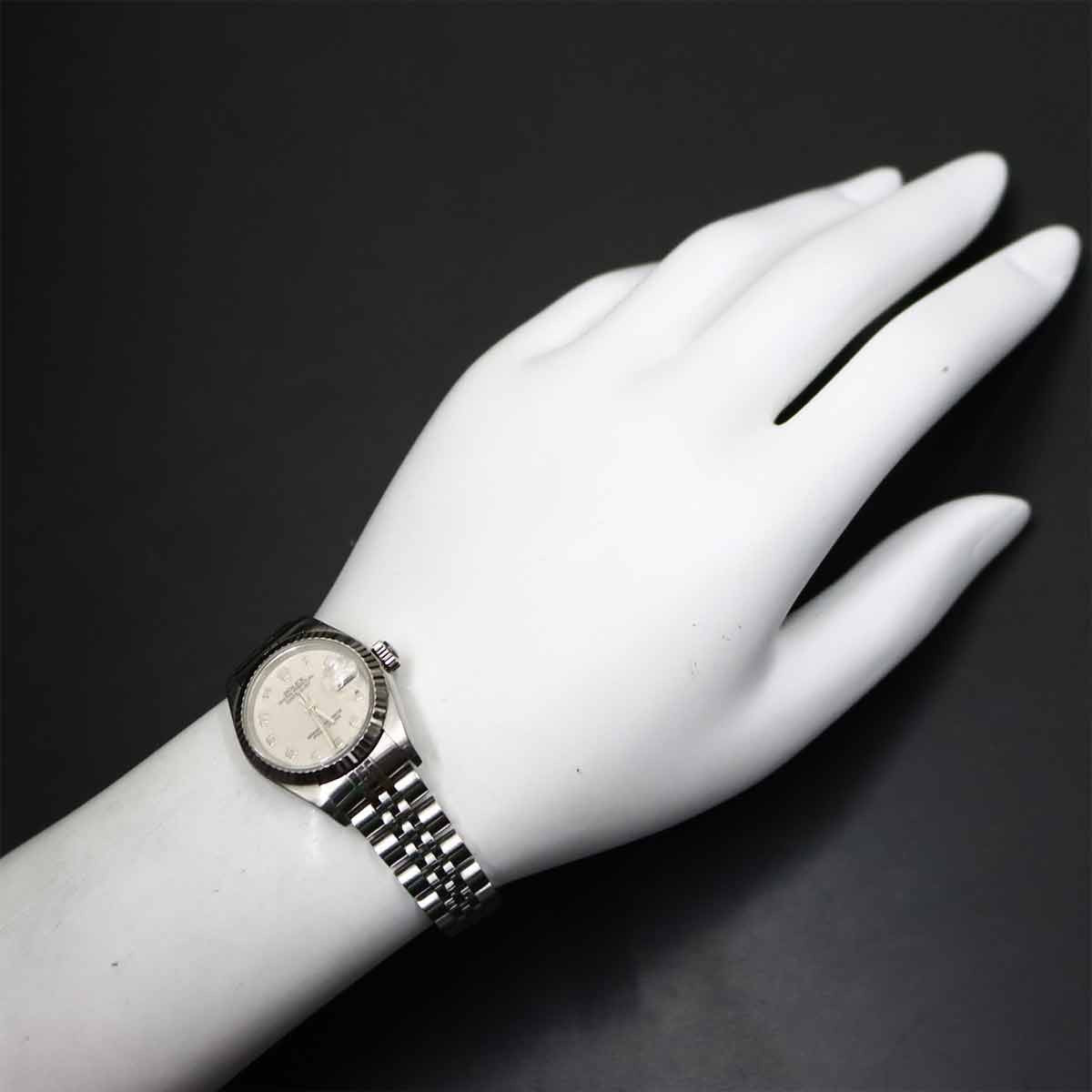 ROLEX Datejust 79174 Serial P 750 WG White Dial Ladies Watch 903148152