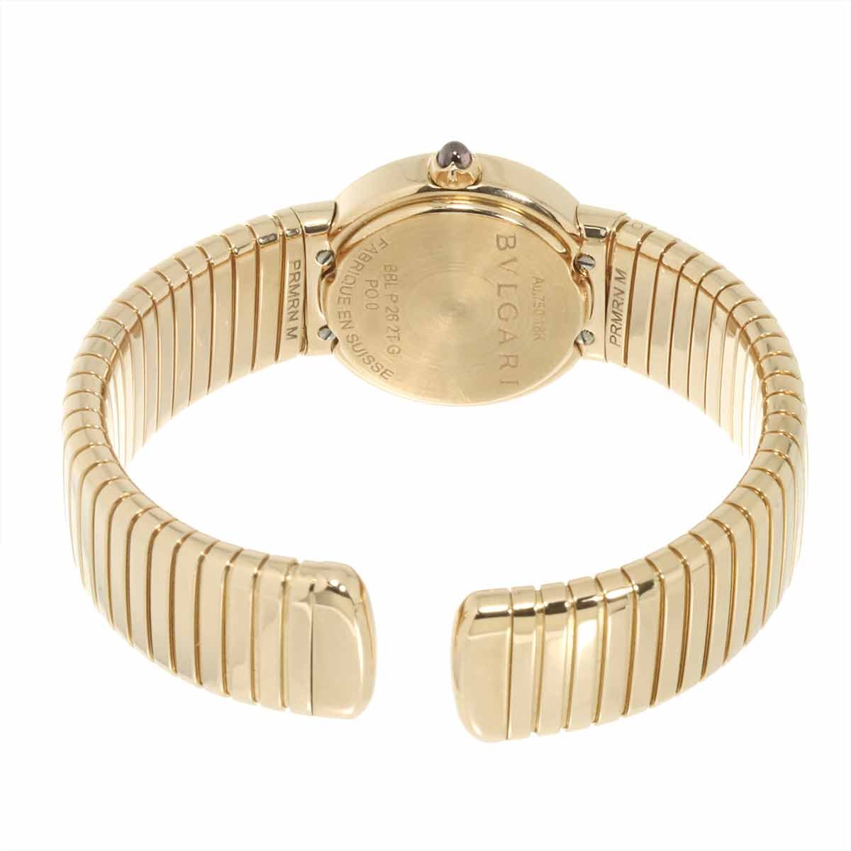 BVLGARI BVLGARIBVLGARI Tubogas BBLP262TG Quartz 12P Diamond 750PG 903289834