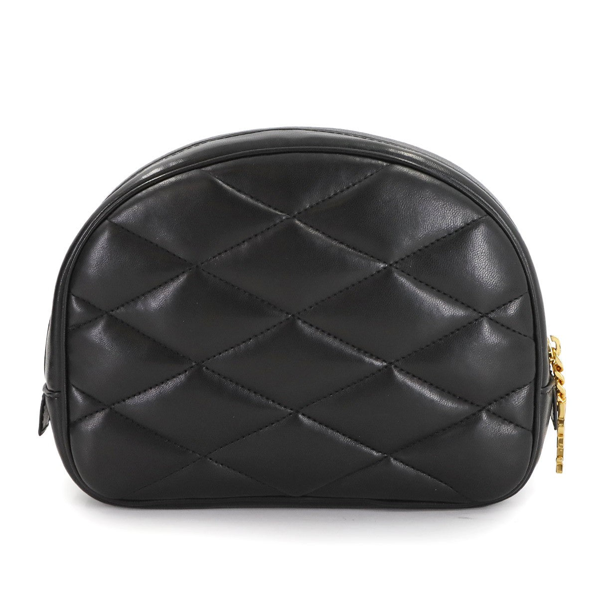 SAINT LAURENT Pouch Leather Black 669937 Purse 903015272