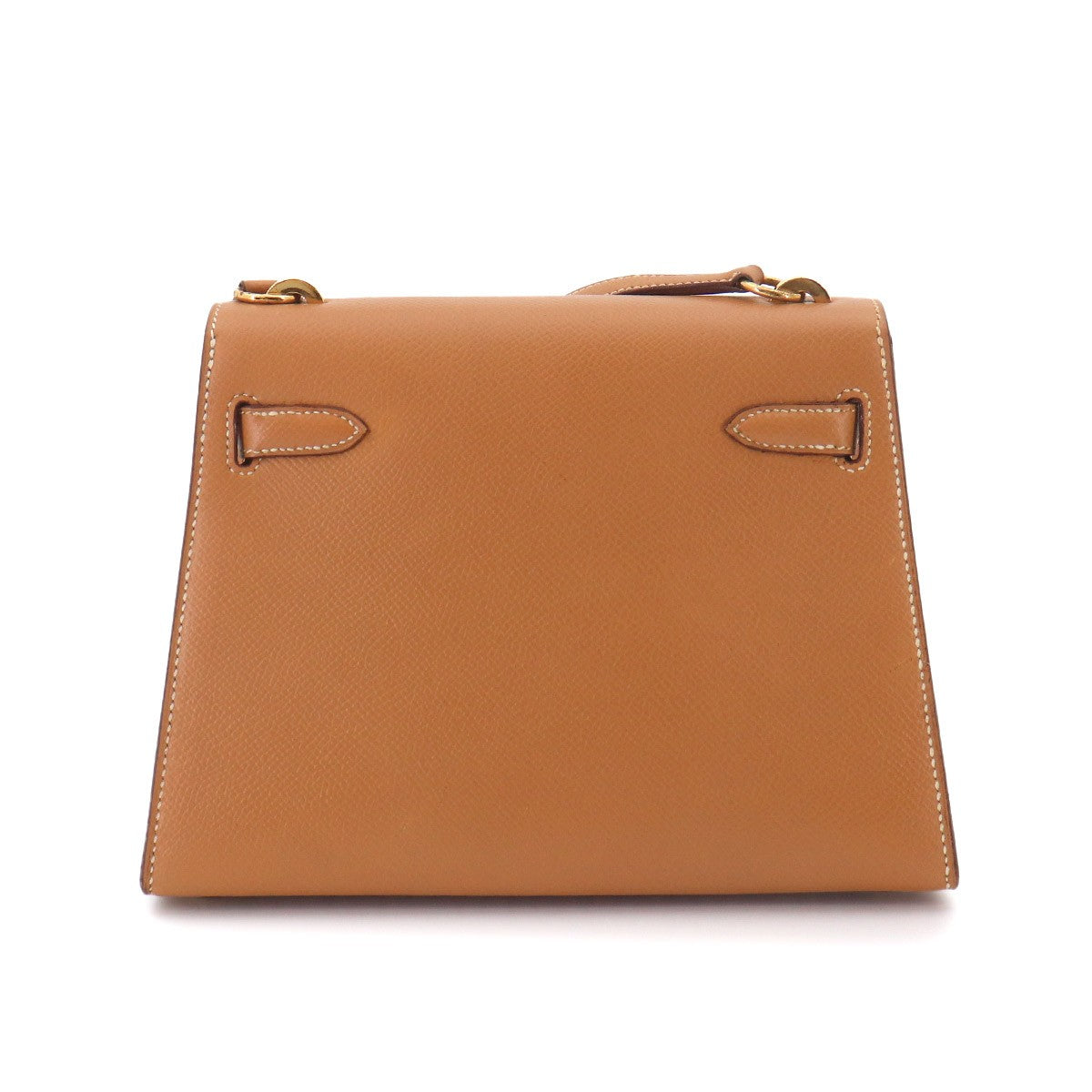 HERMES Mini Kelly 20 Shoulder Bag Couchevel Epsom Natural Brown 903294331