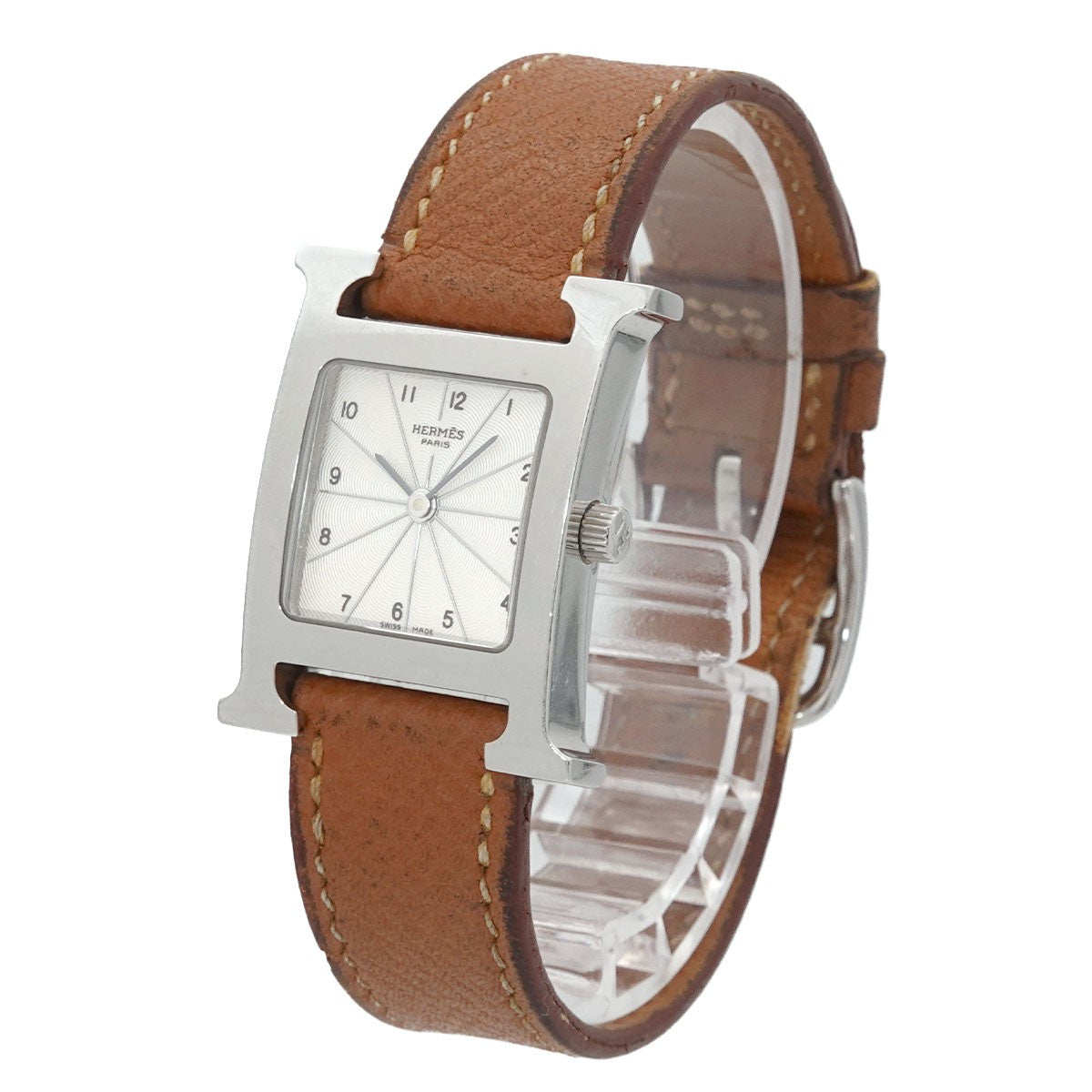 HERMES H Watch HH1.210 Quartz Silver Dial Ladies Watch 903220422