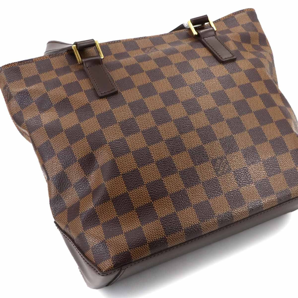 LOUIS VUITTON Damier Cabas Piano SPO Tote Bag Ebene N51187 Purse 903004638
